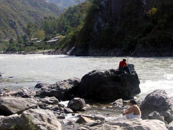 River Ganga at Gangotri
